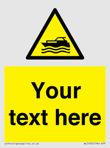 Custom Warning motorised watercraft